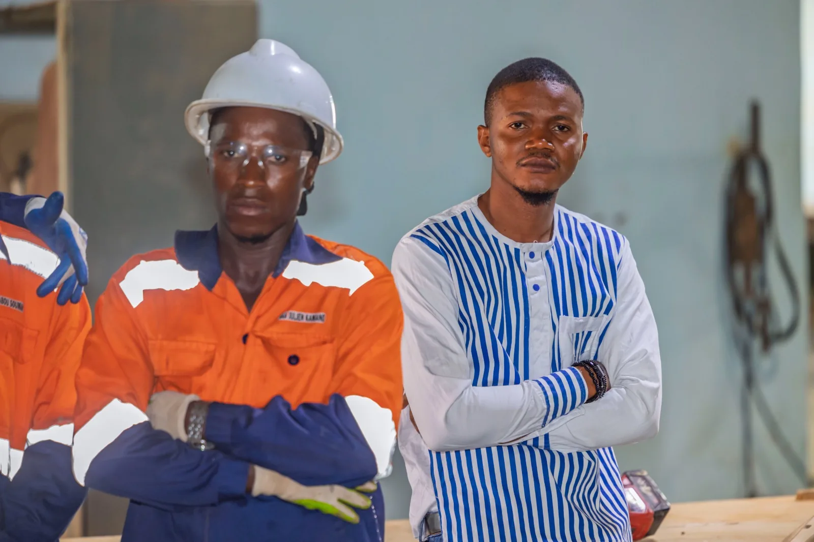 Ouvrier ARREDA sur chantier 22